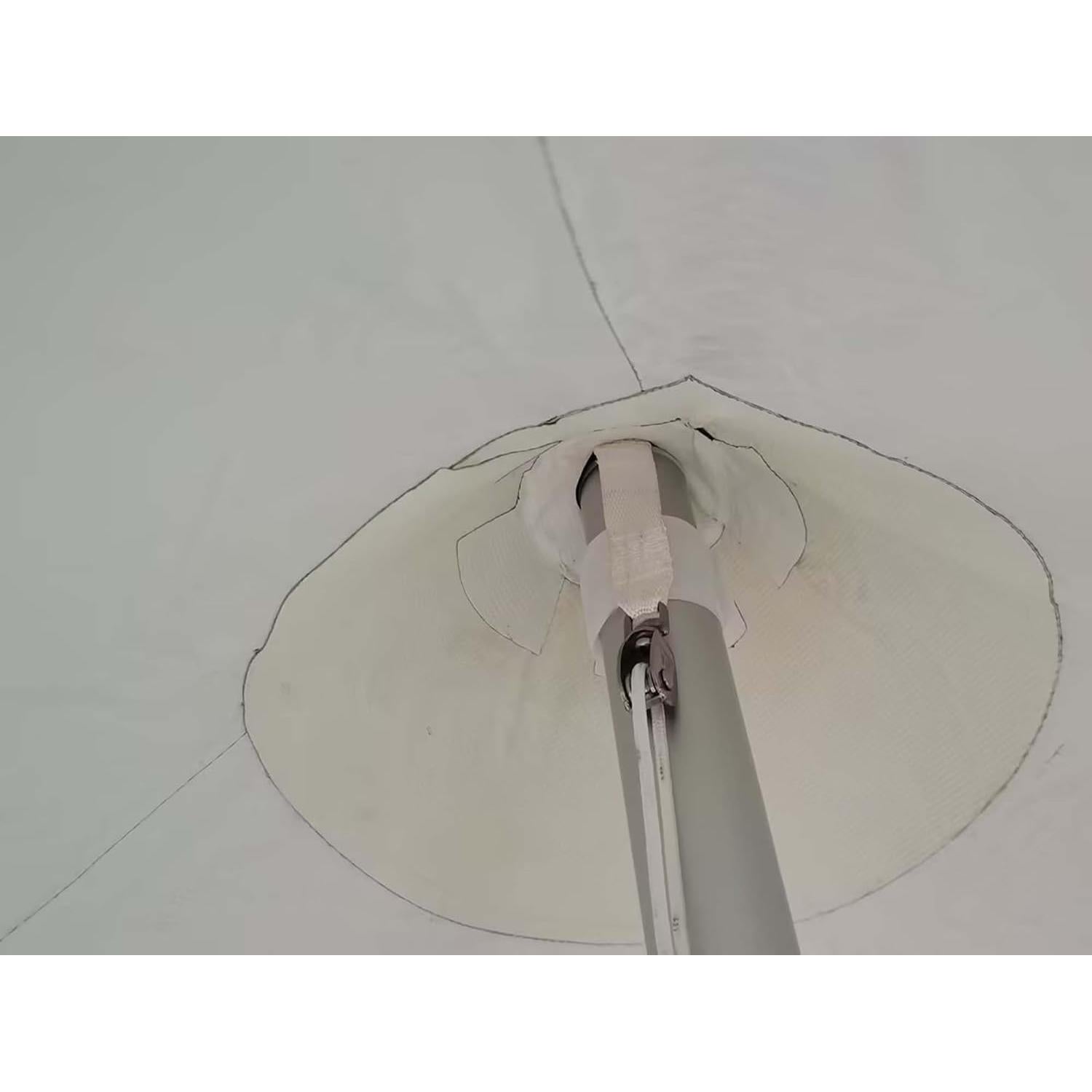 Forro de Carpa Cuadrada 3.05m Blanco TentandTable Ignífugo