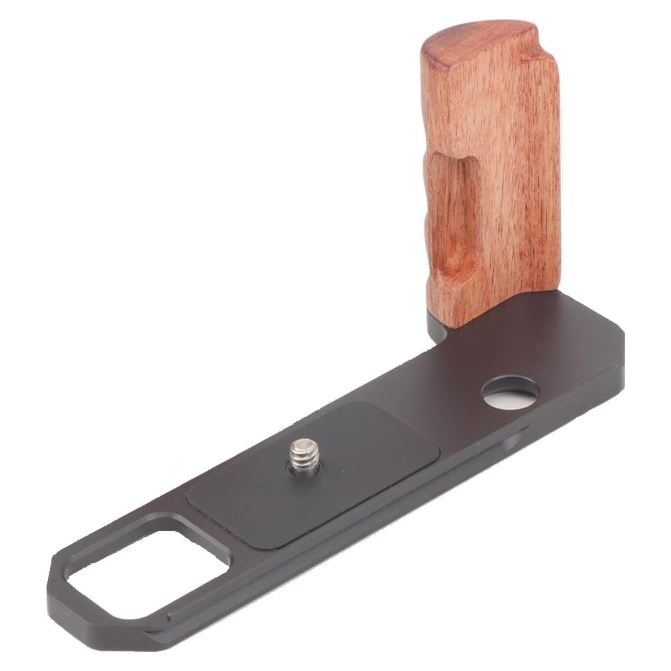 Mango de Madera Sólida para Cámara Nikon F2 - Base Aluminio