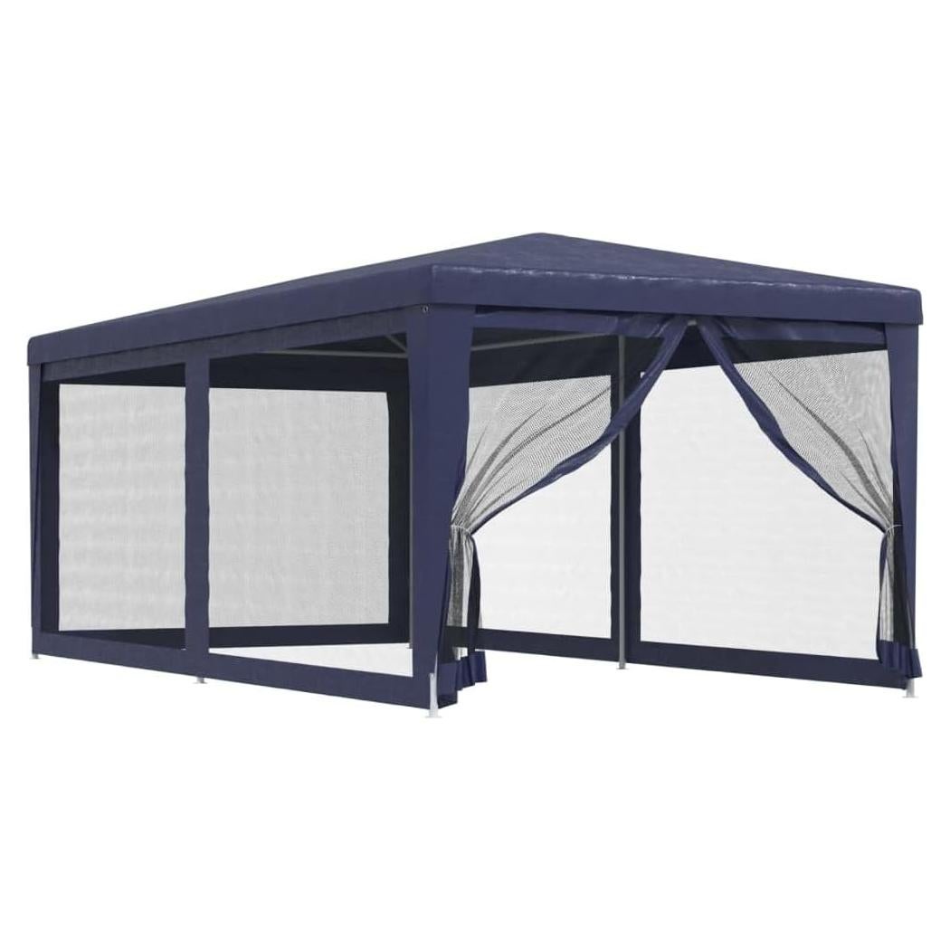 Carpa de Fiesta Agnixnaf 6 Paredes Malla Resistente Agua UV 296.9x594.5cm