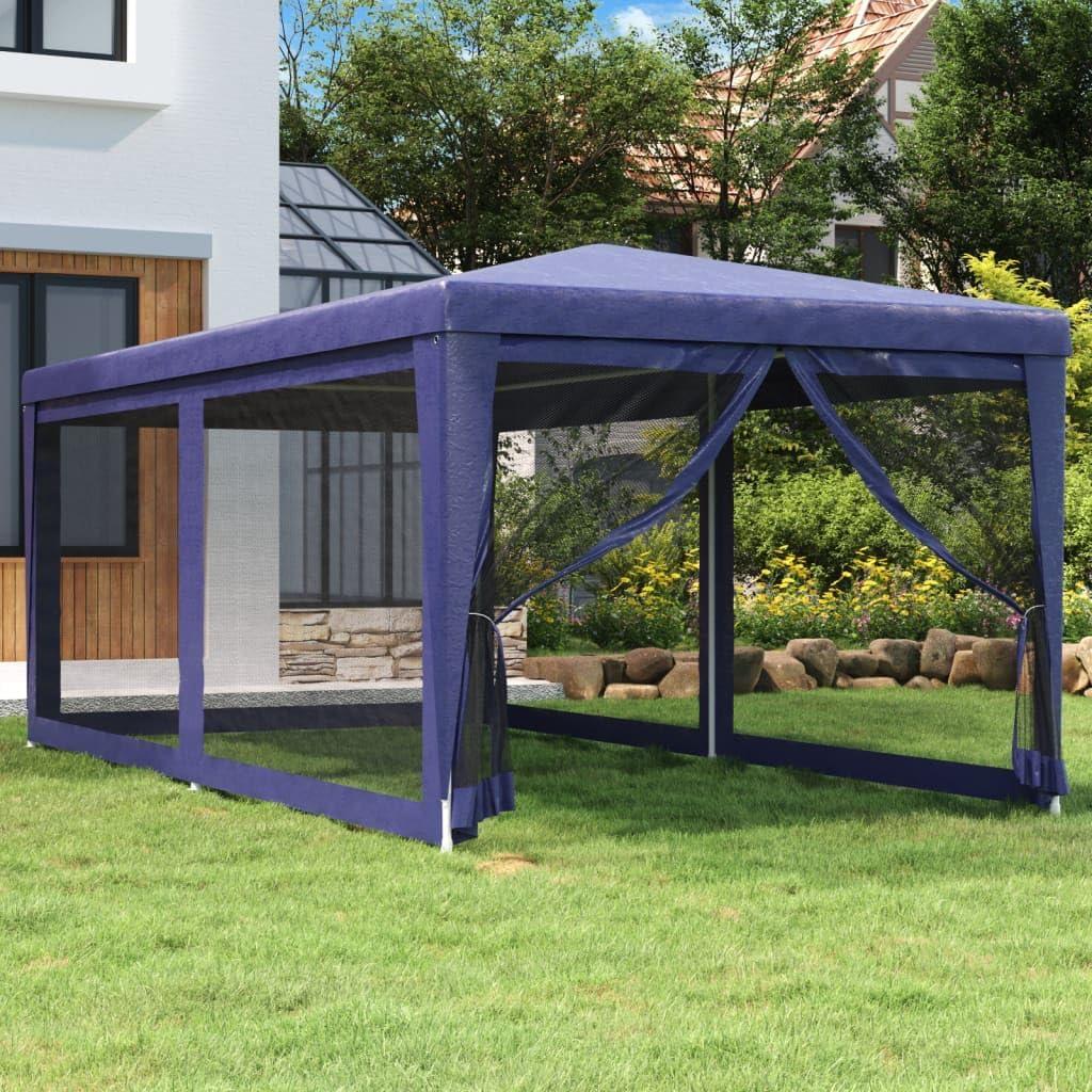 Carpa de Fiesta Agnixnaf 6 Paredes Malla Resistente Agua UV 296.9x594.5cm