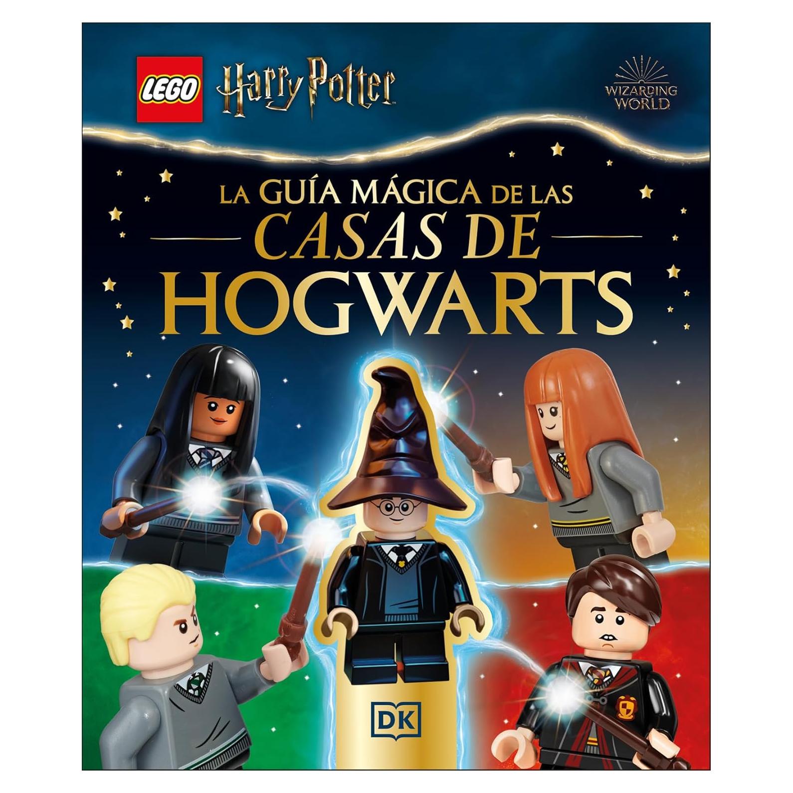 LEGO Harry Potter La guía mágica de las casas de Hogwarts (A Spellbinding Guide to Hogwarts Houses): Con la exclusiva minifigura de Percy Weasley (Spanish Edition)
