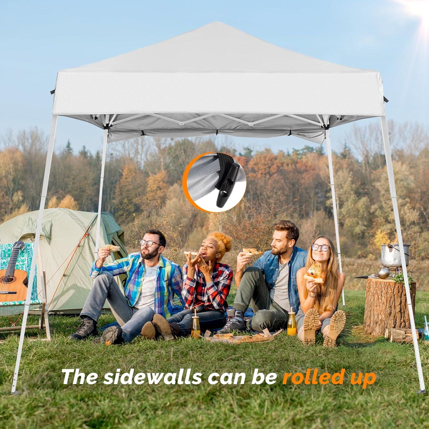 Carpa Plegable VINGLI 1.83x1.83m con Panel Lateral y Mochila