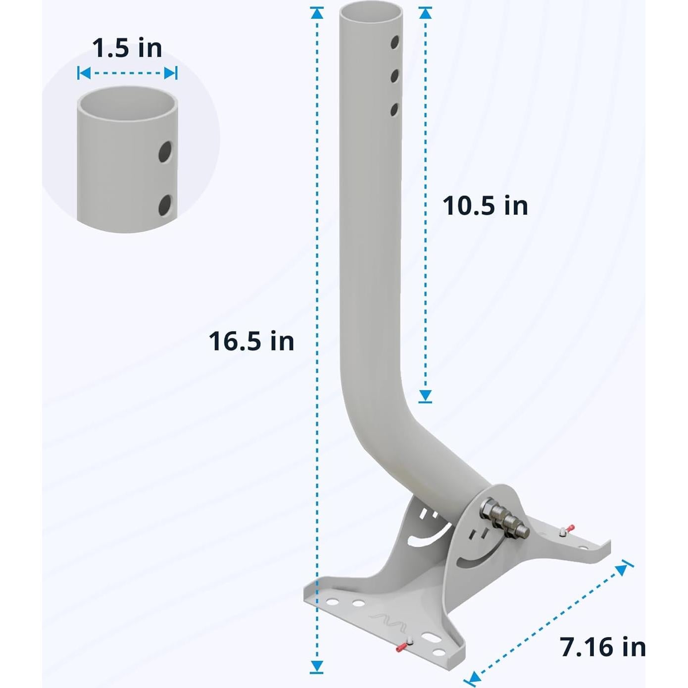 Soporte Universal de Antena Waveform UltraPole 43.18 cm