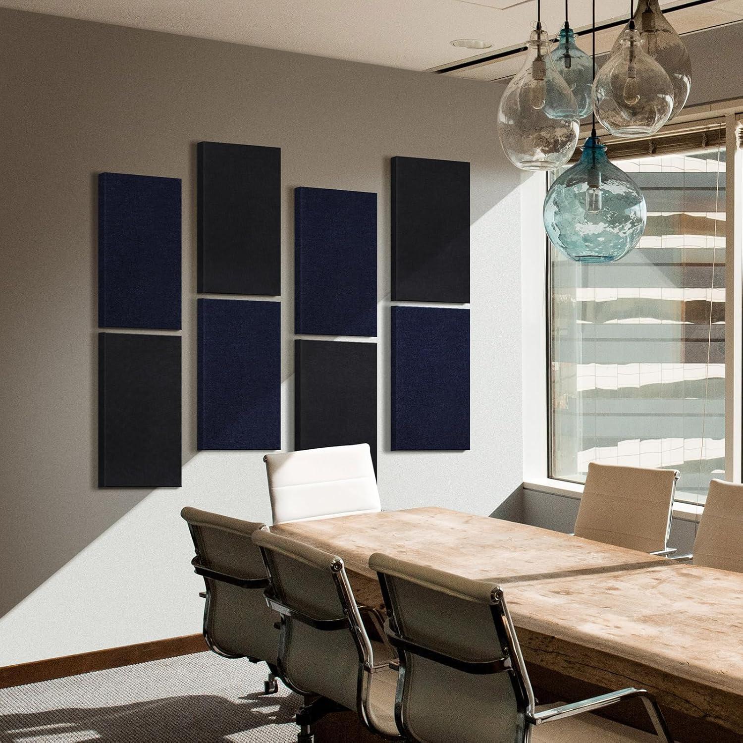 Paneles Acústicos UMIACOUSTICS 2 PCS Autoadhesivos 60x30cm Negro