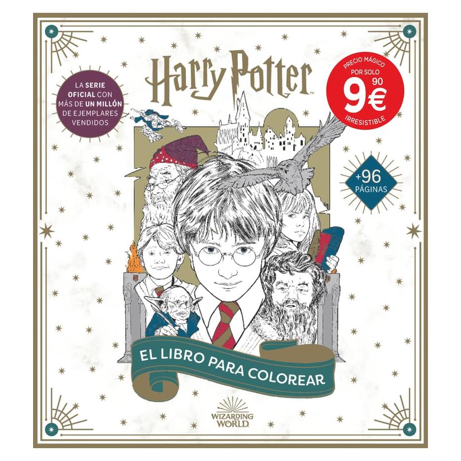 HARRY POTTER LIBRO OFICIAL PARA COLOREAR