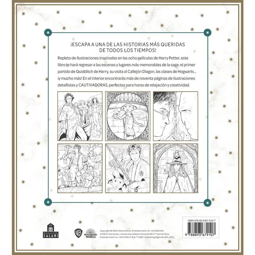 HARRY POTTER LIBRO OFICIAL PARA COLOREAR
