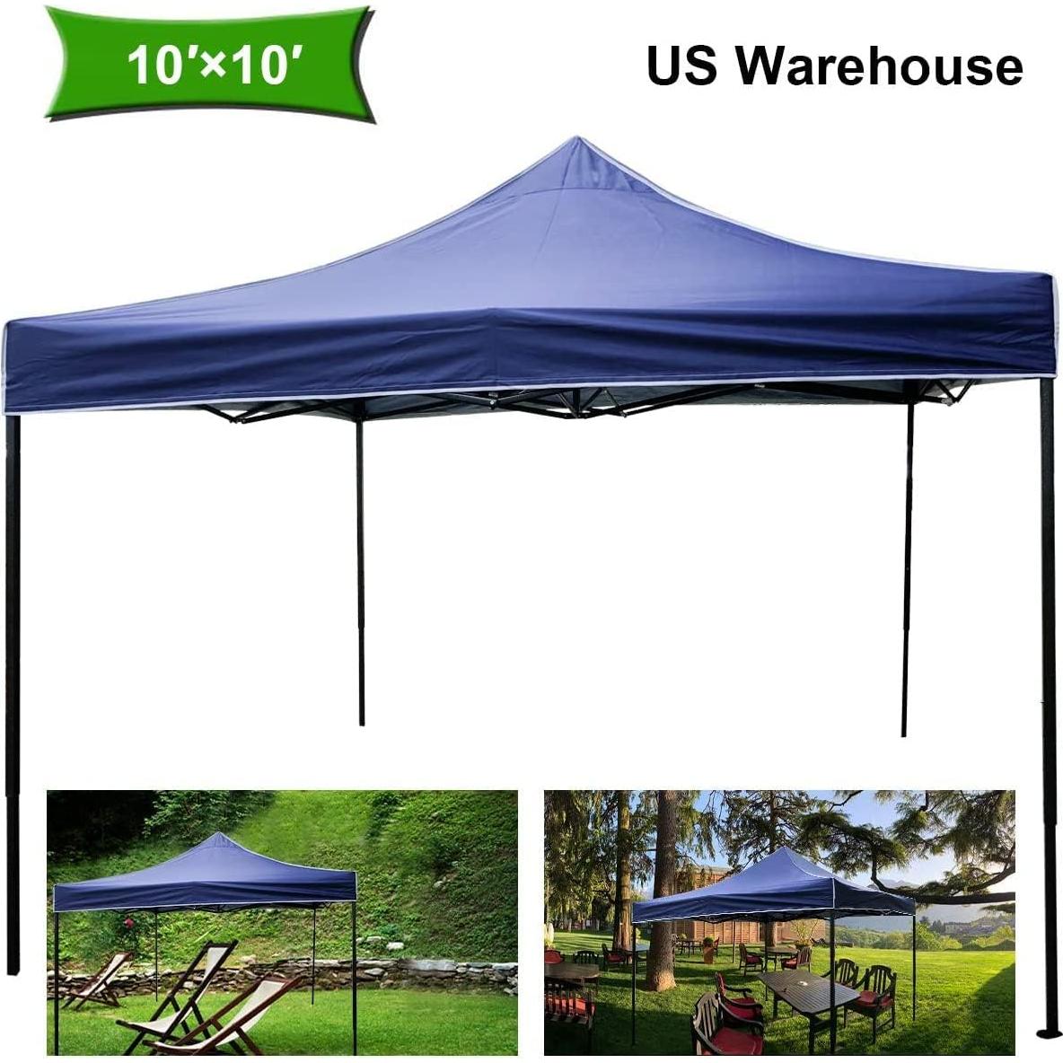 Carpa portátil Meet Perfect 3.05m x 3.05m impermeable azul