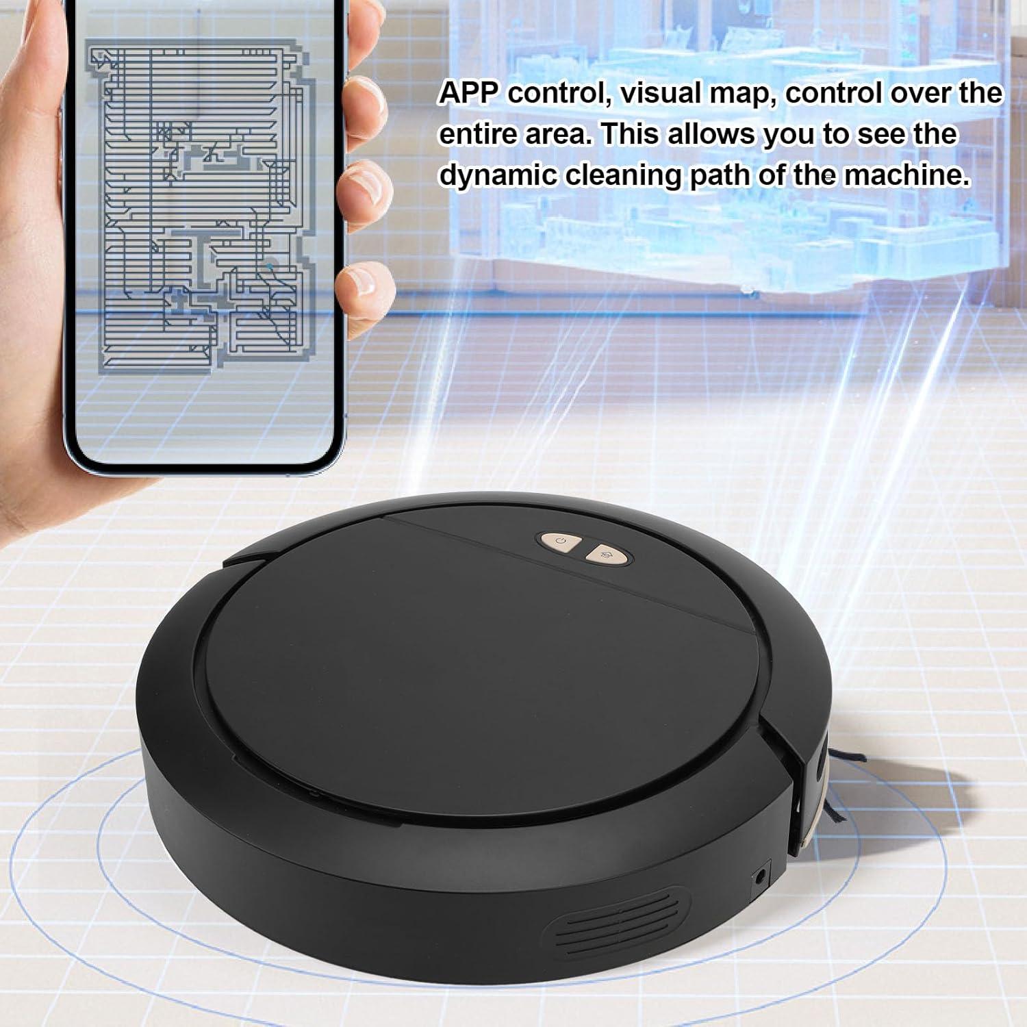 Aspiradora Robot Zerodis con Control por Voz y Mopa 335ml