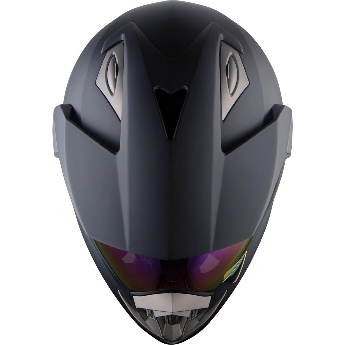 Casco Motocicleta 1Storm HGXP14A Doble Deporte Negro Mate