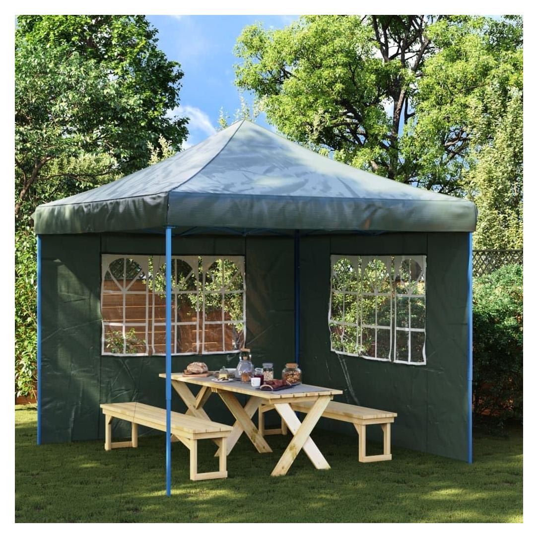 Paredes Laterales de Carpa HETFTJN Verde 2 Pcs 299.7x193.0 cm