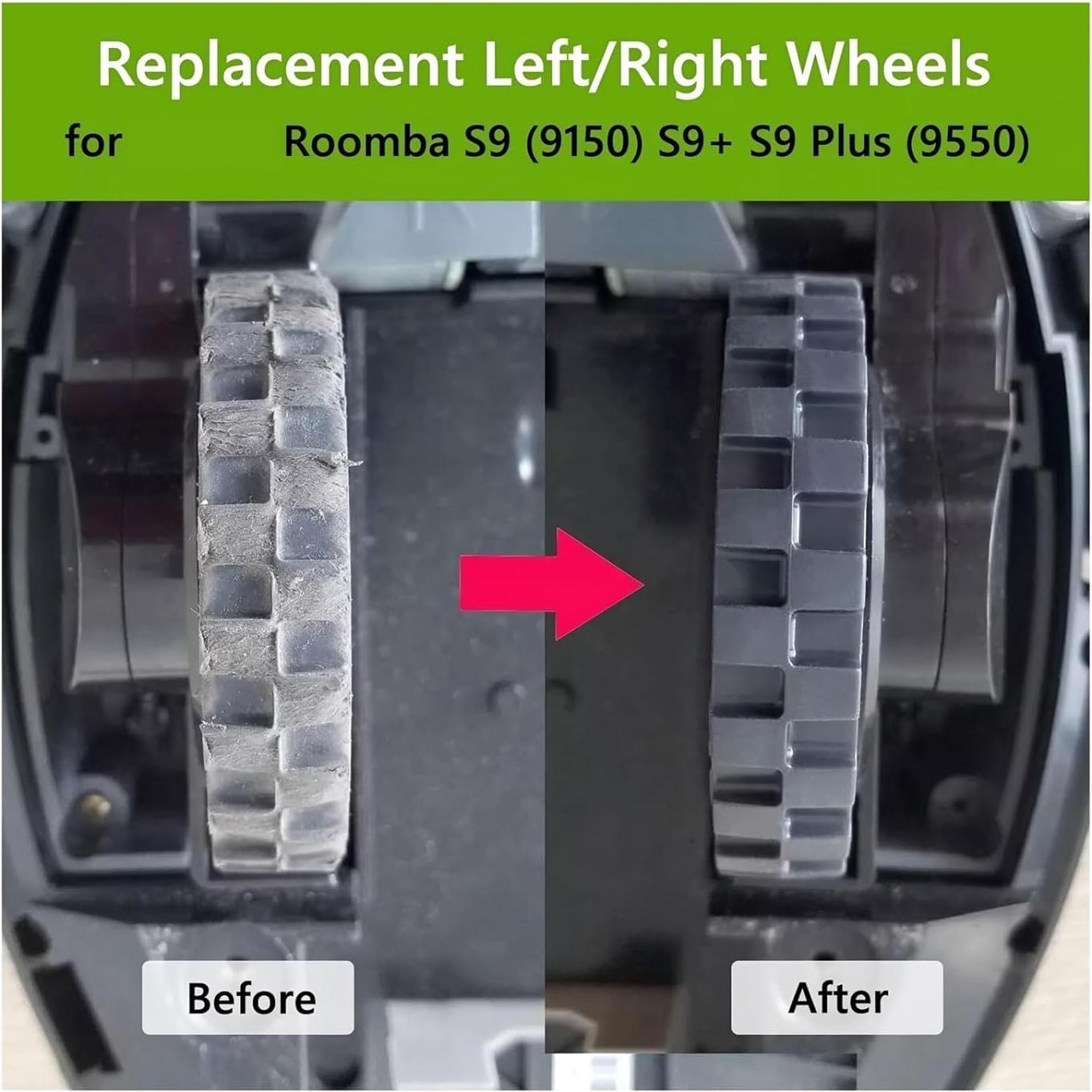 Ruedas de Aspiradora Robot Bling-bling S9 Izquierda y Derecha