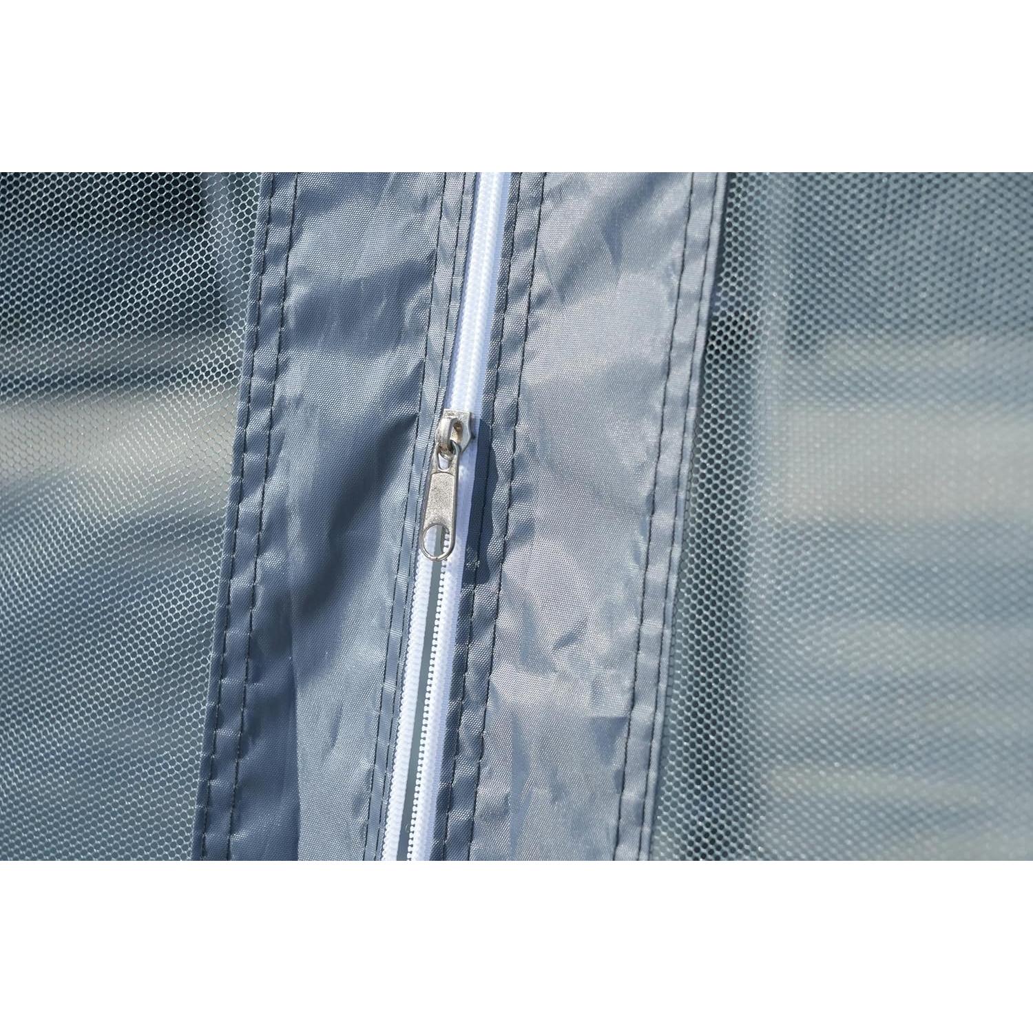 Gazebo AURAWAY 3.35x3.35m Impermeable con Pantalla Insectos