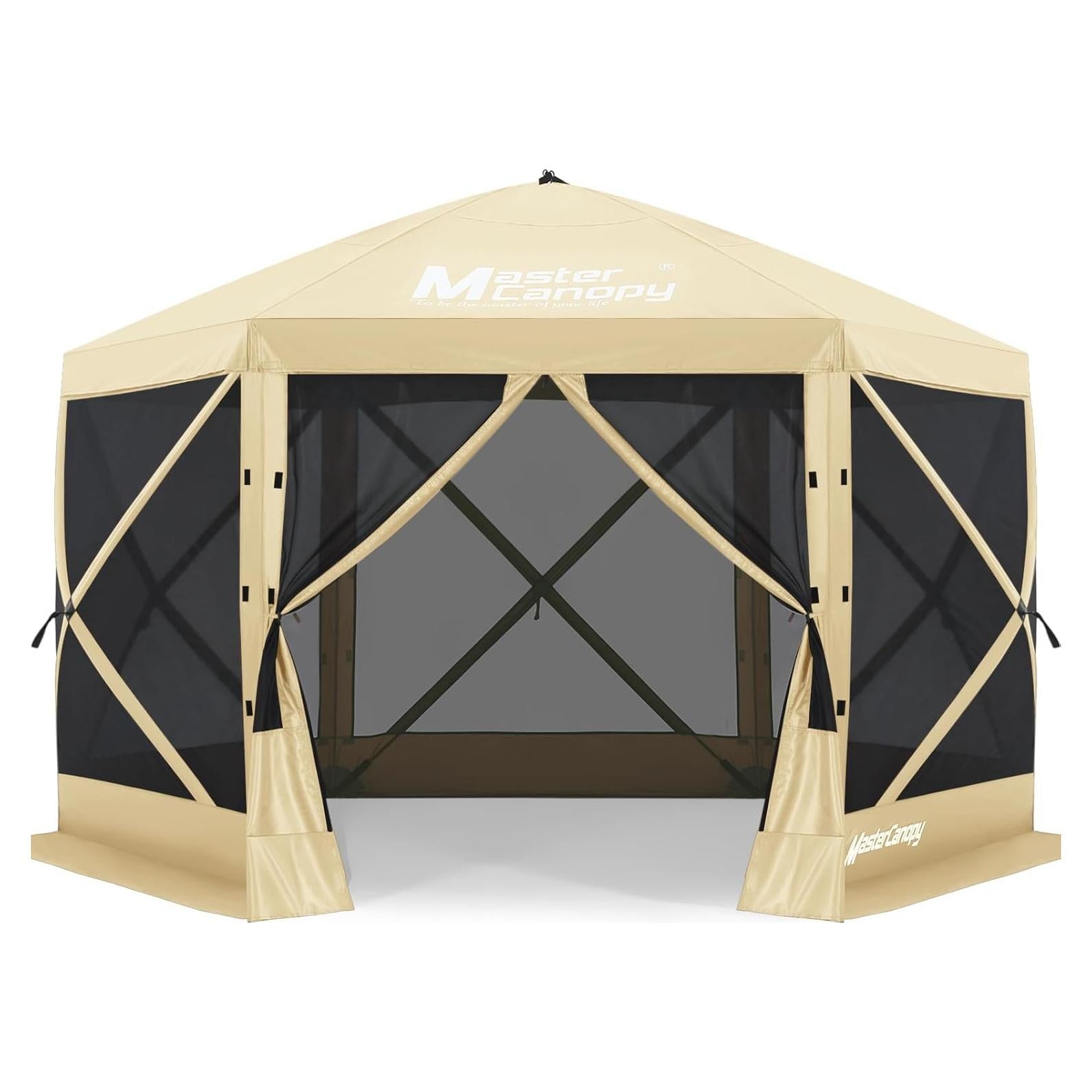 Carpa Plegable MASTERCANOPY 10x10ft Beige - Refugio Exterior