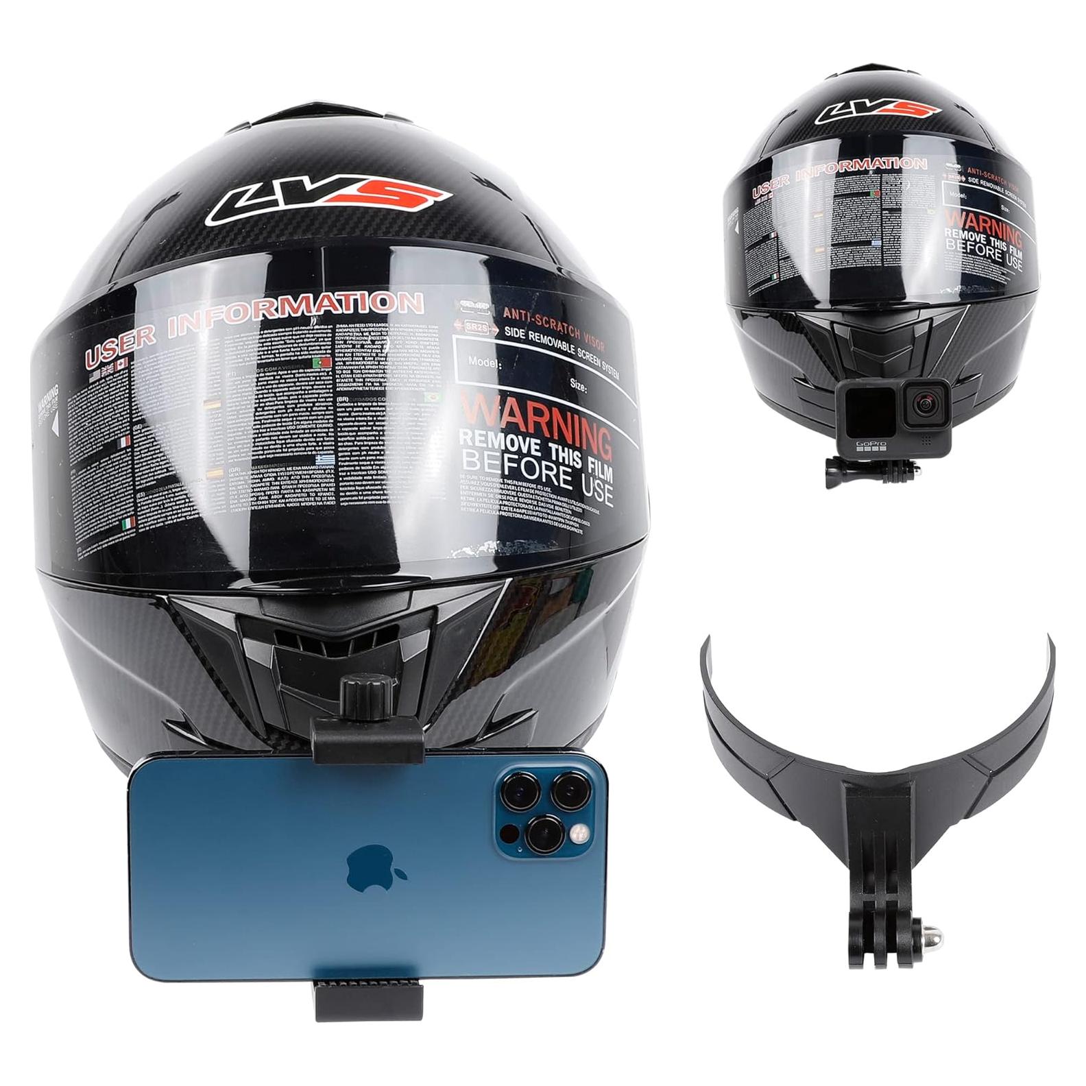 Soporte de casco PellKing para cámara de acción y teléfono