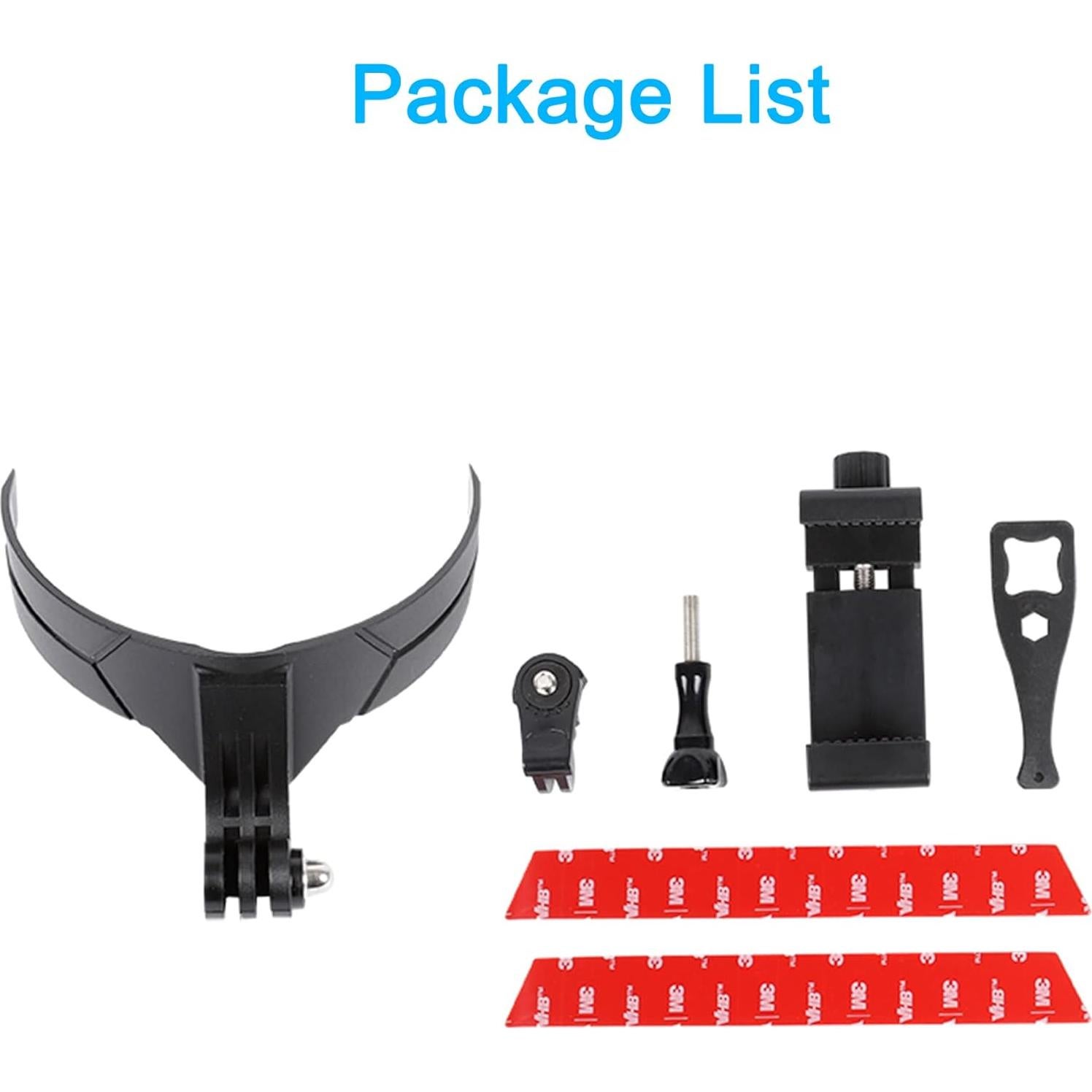 Soporte de casco PellKing para cámara de acción y teléfono