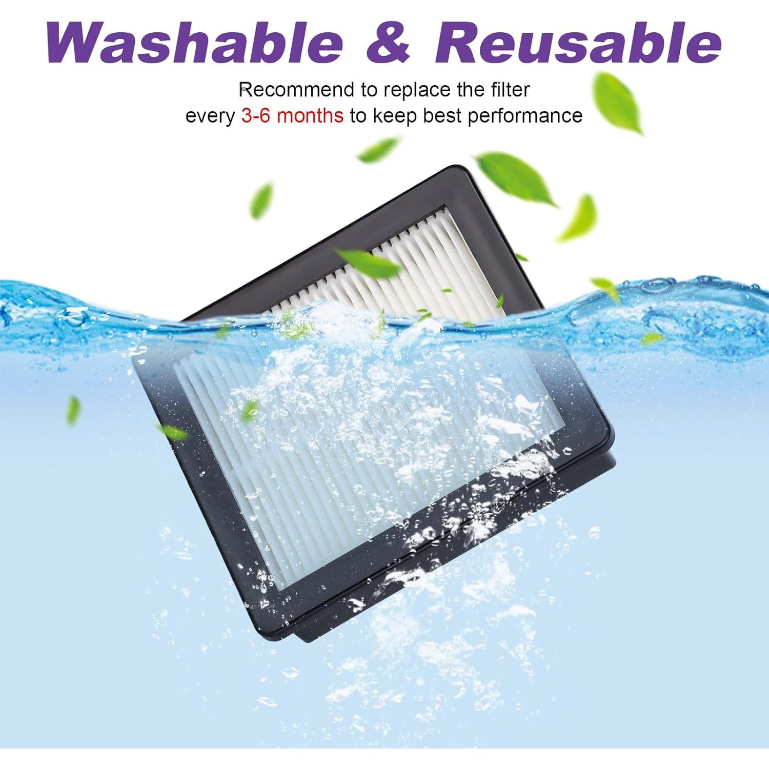 Filtro HEPA 107315 JoaSinc para ProTeam Coach Pro 10 y 6 - 2 Paquetes