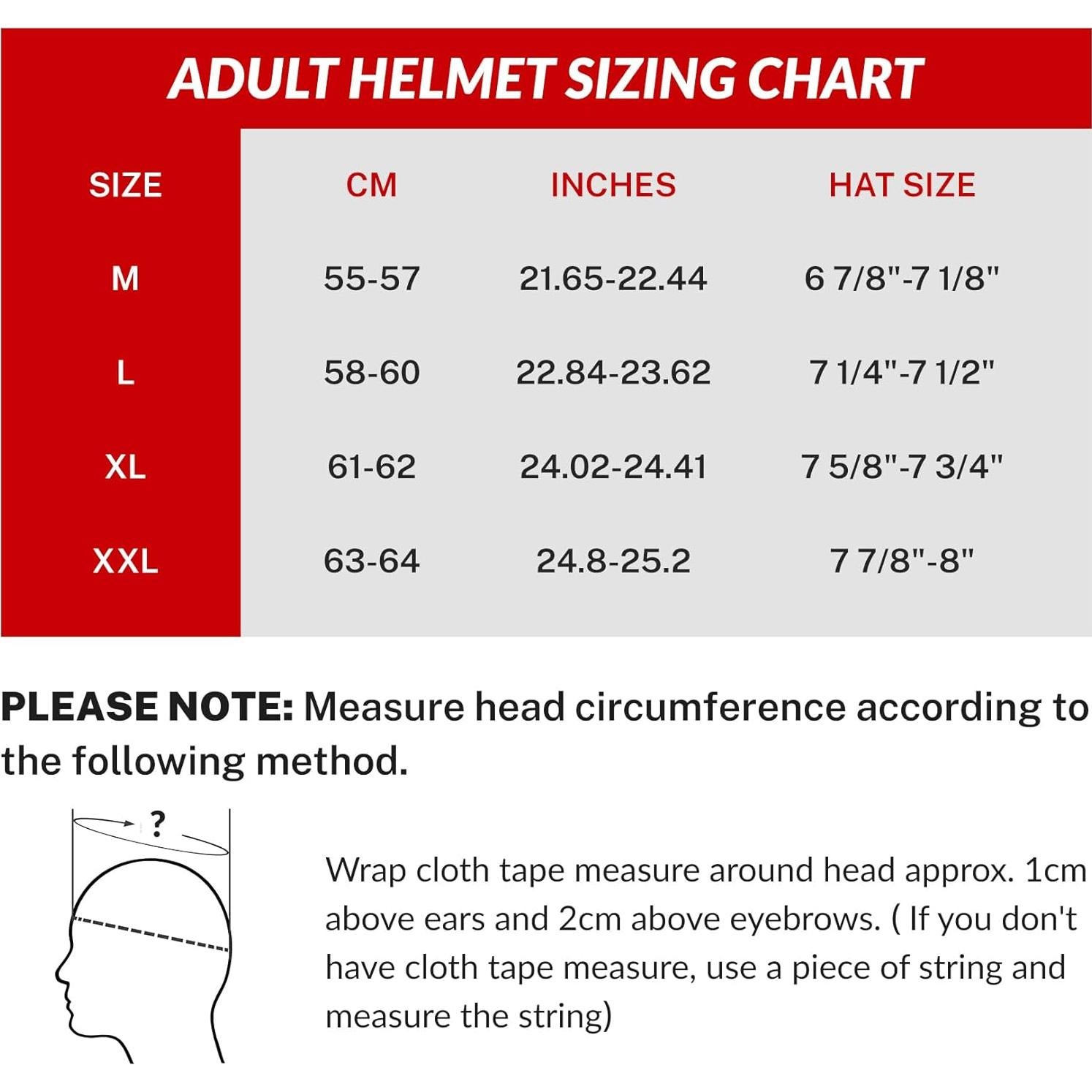 Casco Integral TCMT Off-Road Unisex Adulto 55-64 cm