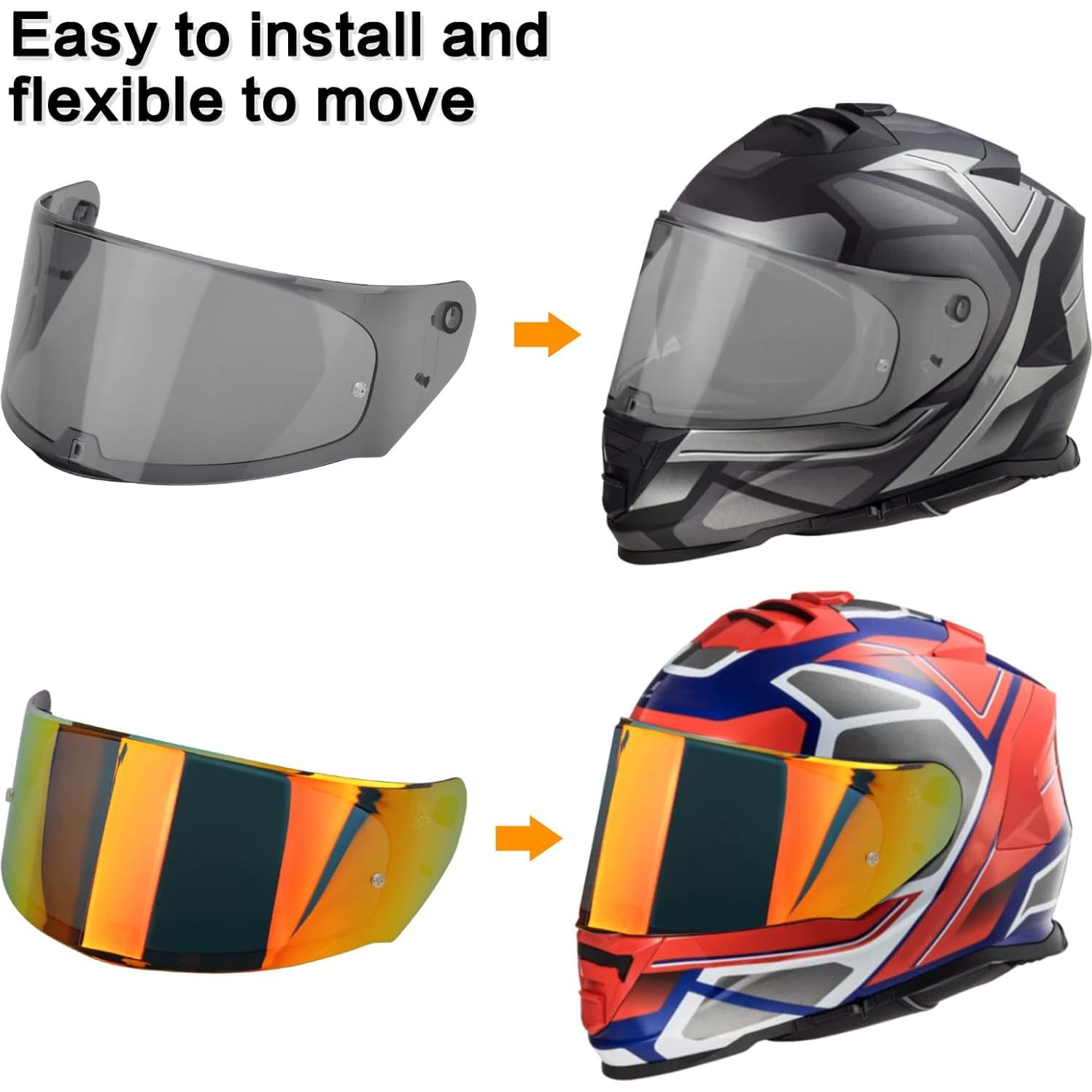 Visera de Casco de Motocicleta RIDLOG Ahumado para LS2