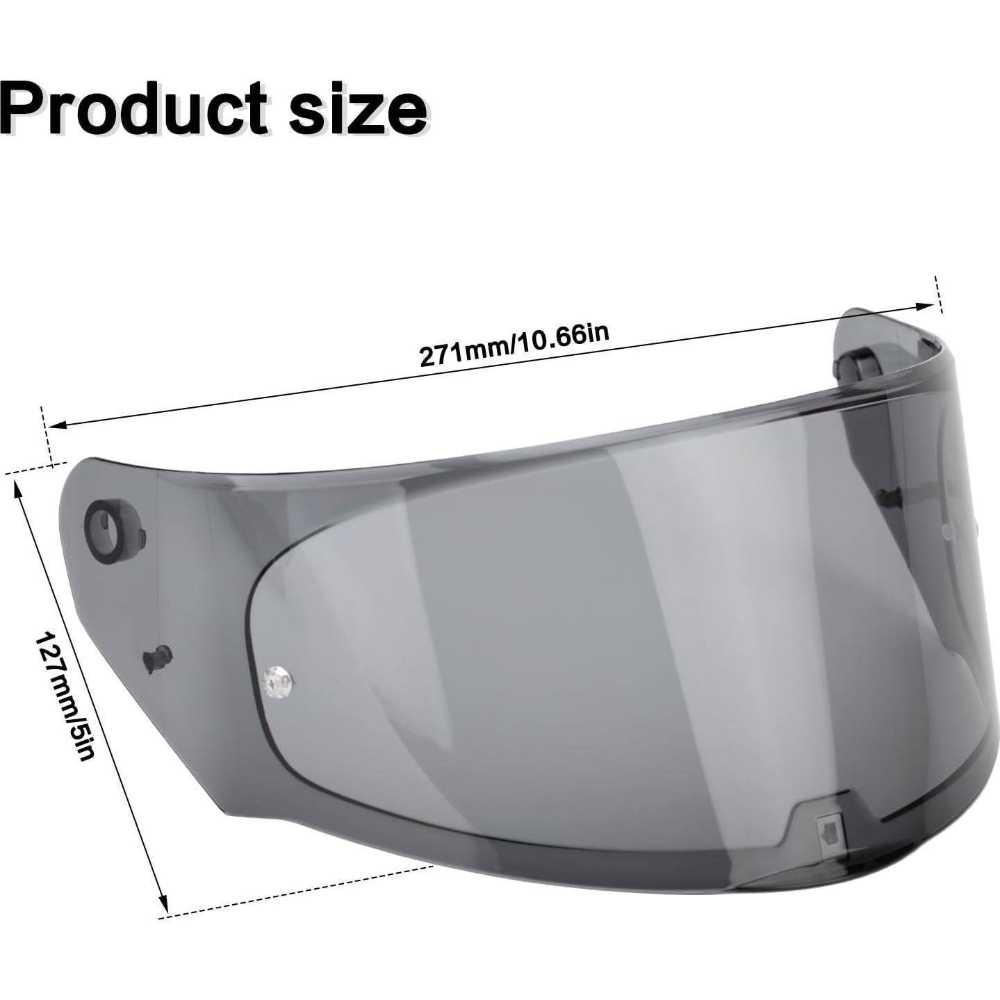 Visera de Casco de Motocicleta RIDLOG Ahumado para LS2