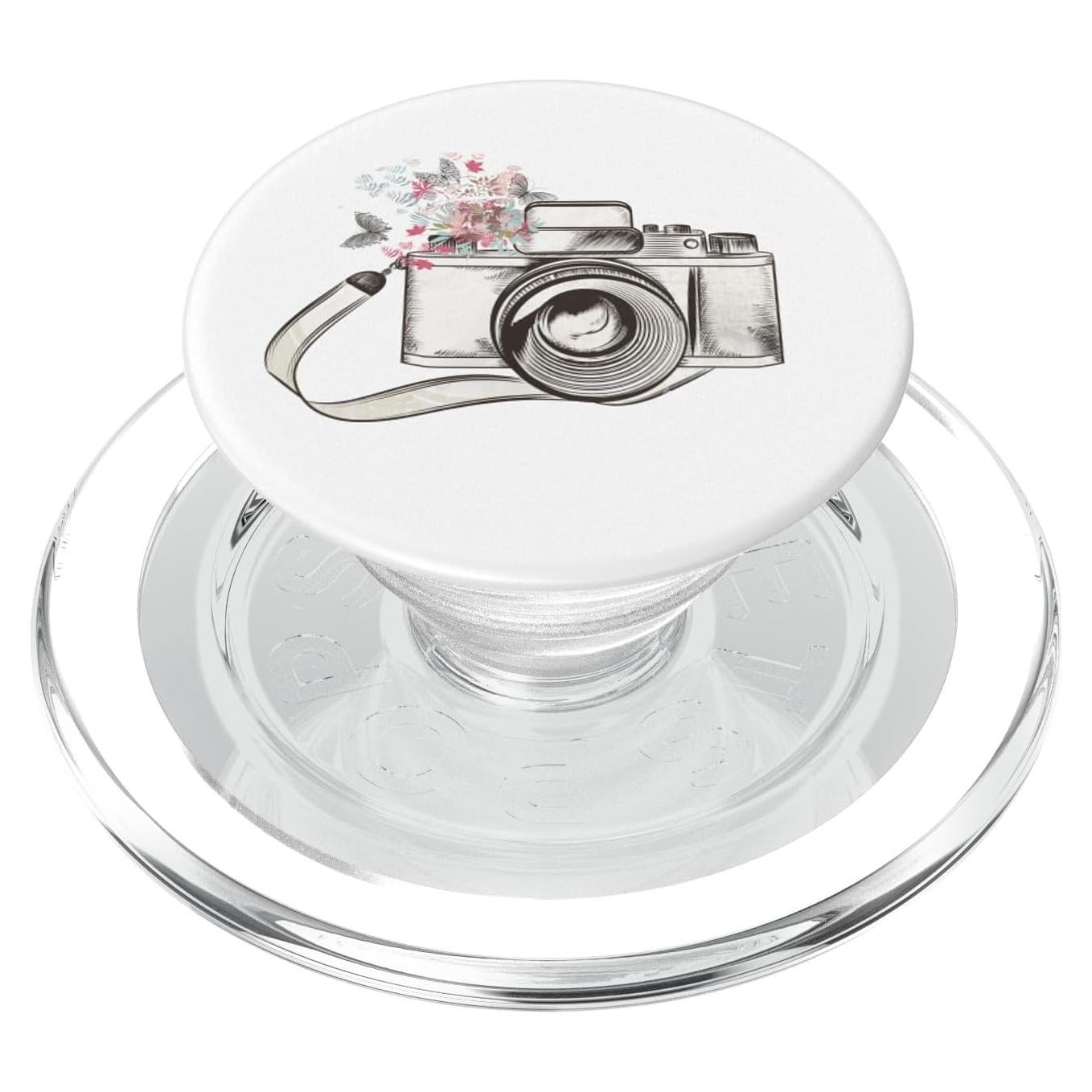 PopSockets PopGrip MagSafe Cámara Vintage Mariposas 363g