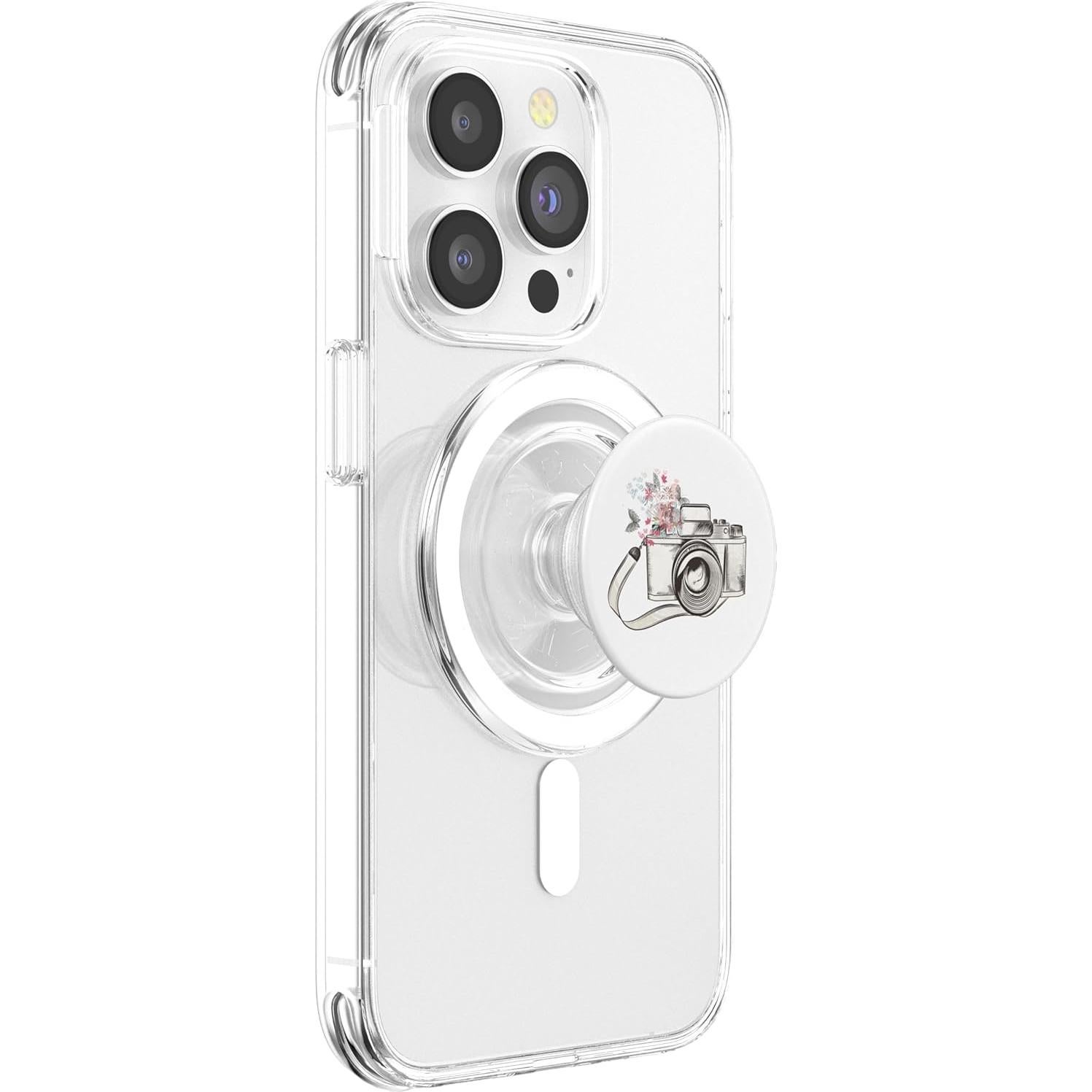 PopSockets PopGrip MagSafe Cámara Vintage Mariposas 363g
