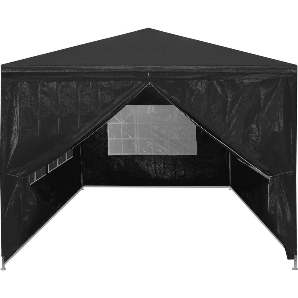 Carpa de Fiesta KCCKOM 3x6m Antracita Resistente UV y Agua