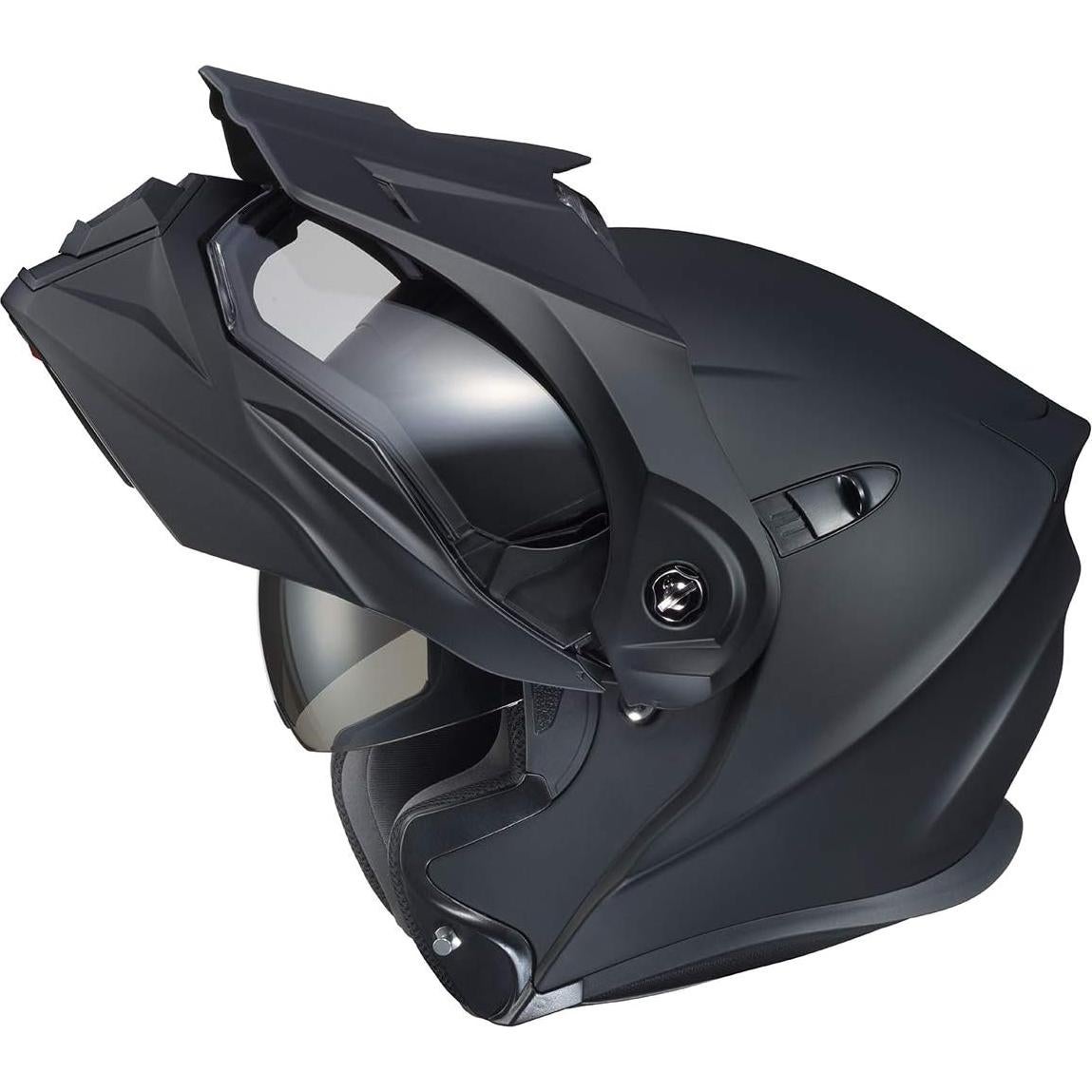 Casco ScorpionEXO EXO-AT950 Modular Aventura Negro Mate