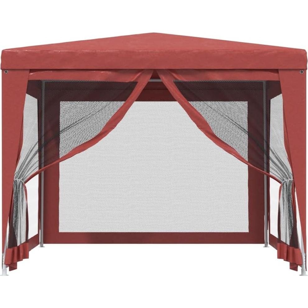 Carpa de Fiesta KCCKOM 3x3m con Paredes de Malla y Techo HDPE