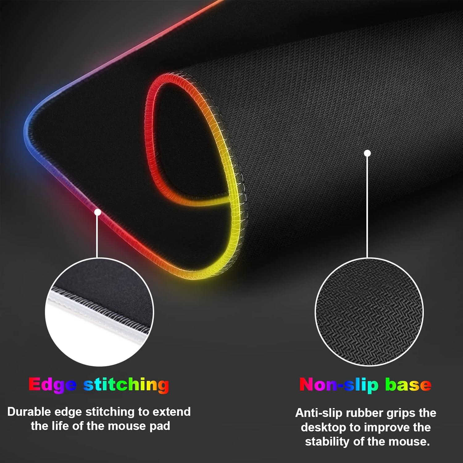 Alfombrilla de Ratón RGB Sabermaster 800x300mm Impermeable