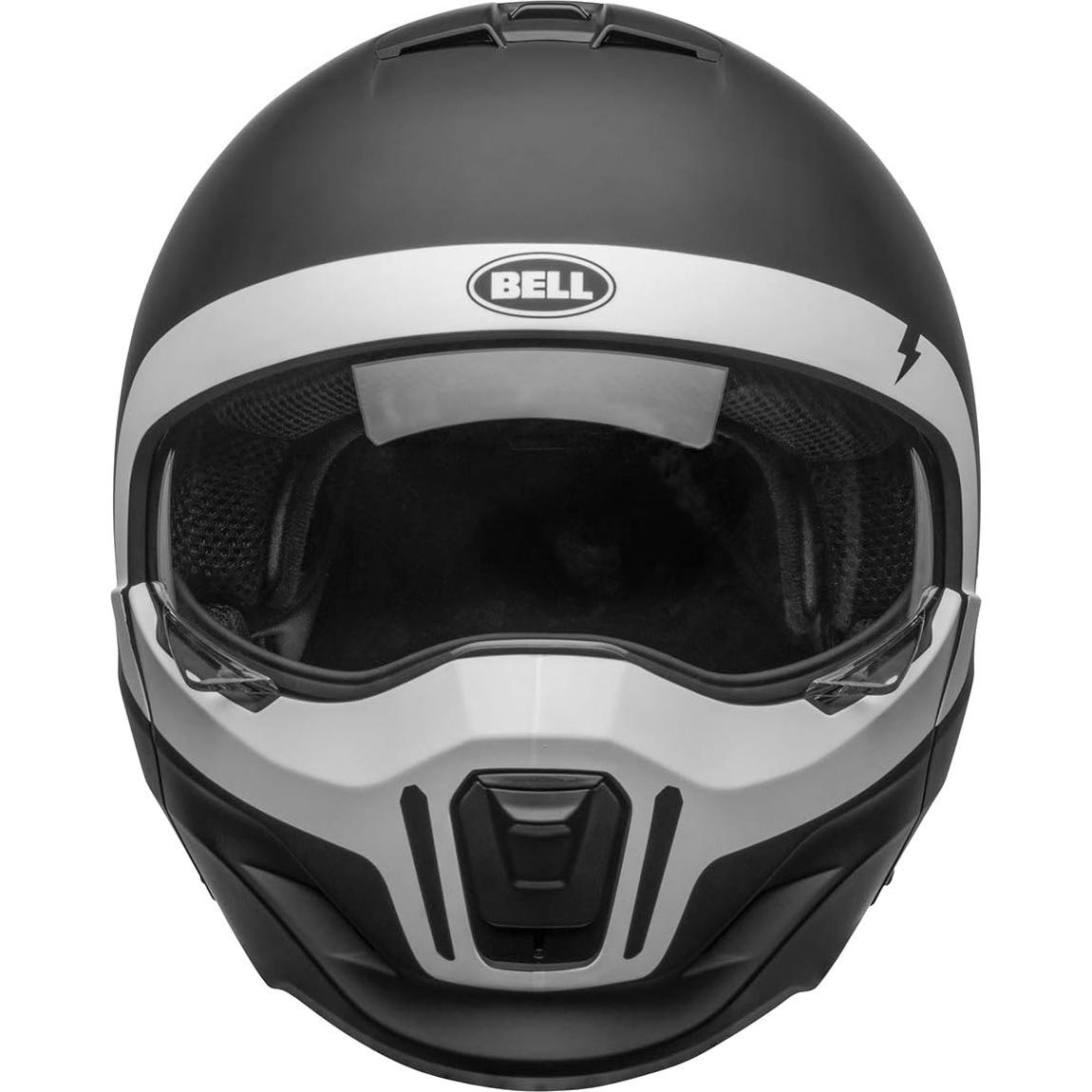 Casco BELL Broozer Cráneo Negro Mate Blanco Pequeño