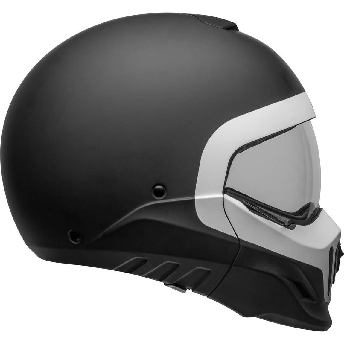 Casco BELL Broozer Cráneo Negro Mate Blanco Pequeño