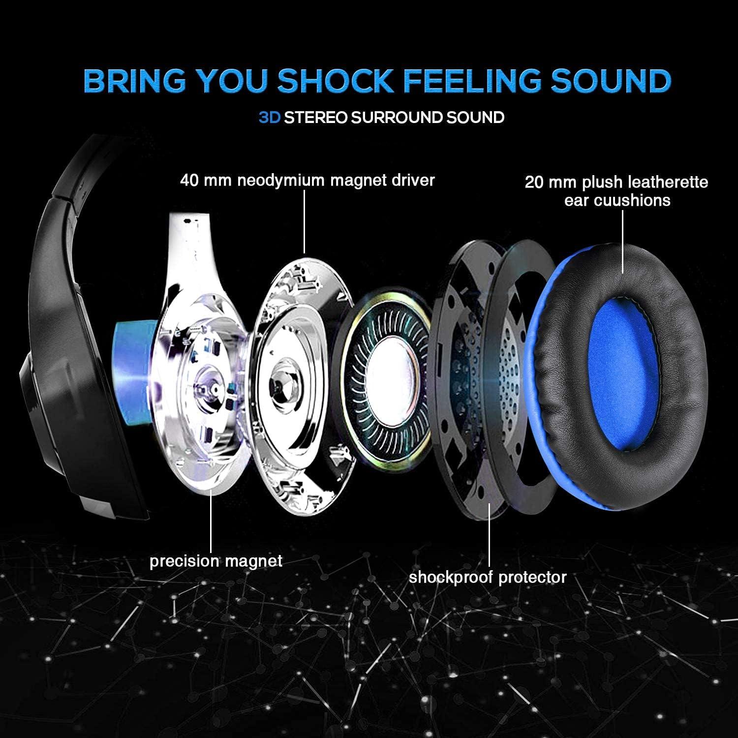 Auriculares Gaming BlueFire CW49 con Sonido Surround y Micrófono