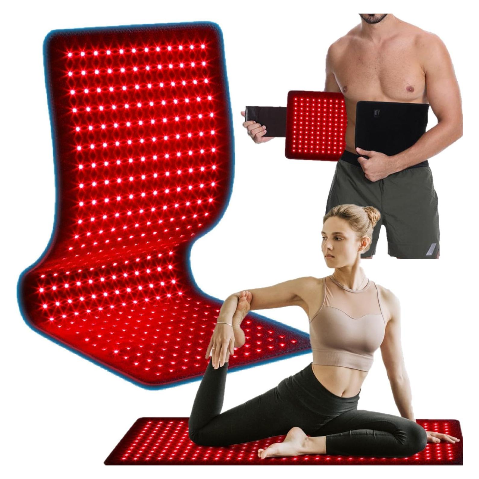 Cinturón de Terapia de Luz Roja GarveeHome 80x30cm 360 LEDs