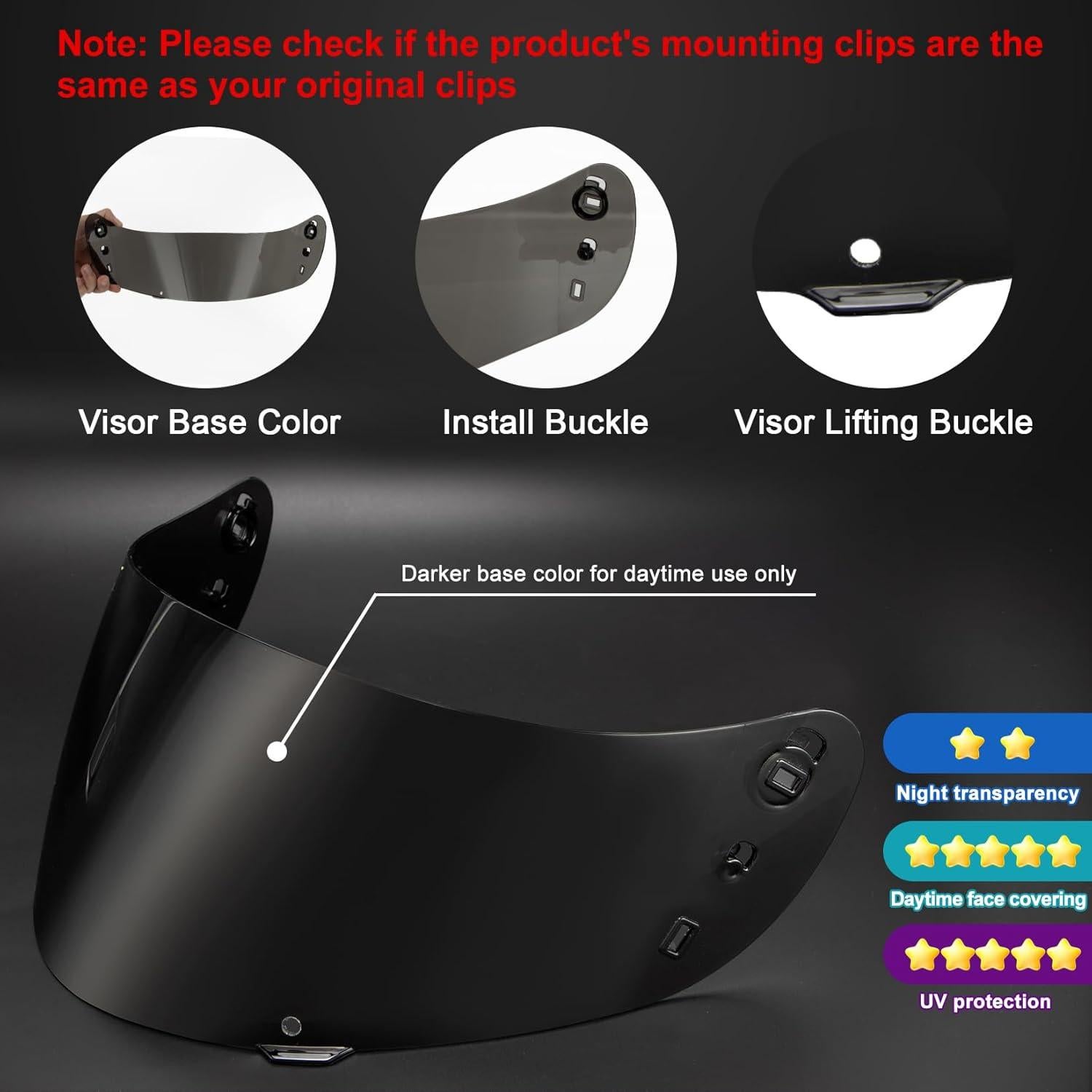 Visera Psler Ic-04 Ahumada para Casco Icon Airflite