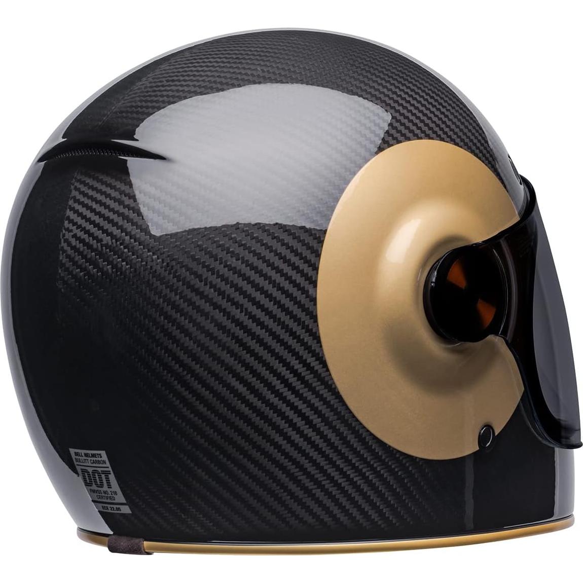 Casco BELL Bullitt Carbono Mediano TT Negro Brillante/Oro