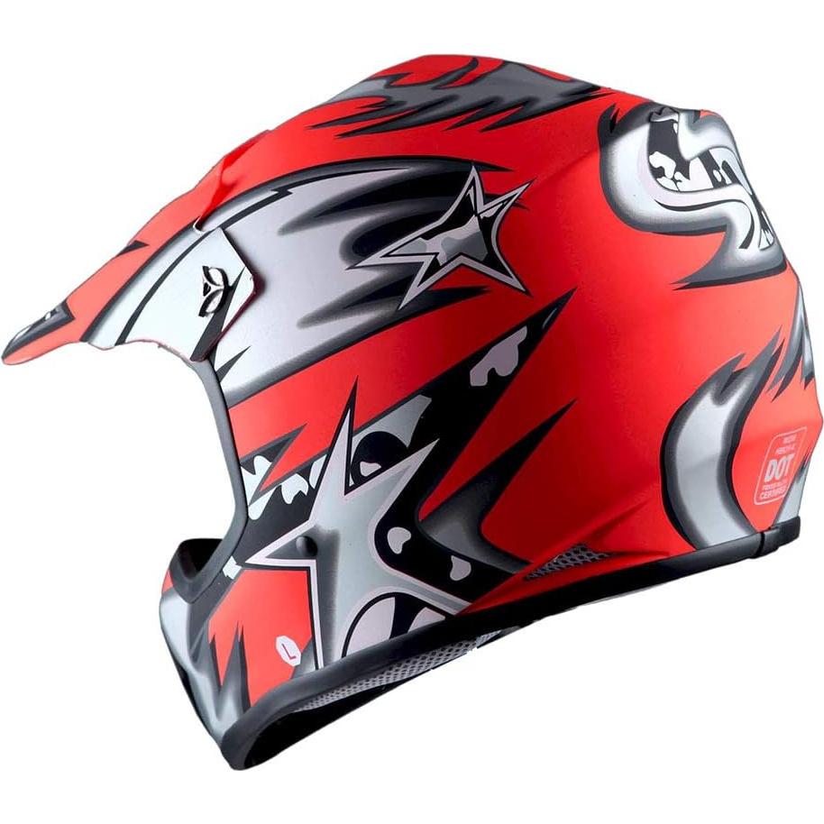 Casco de Motocross 1Storm HBOY para Niños S 49-50 CM