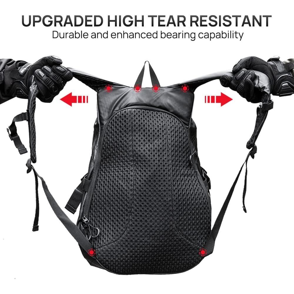 Mochila para Casco de Motocicleta ILM MB01 Impermeable 16L