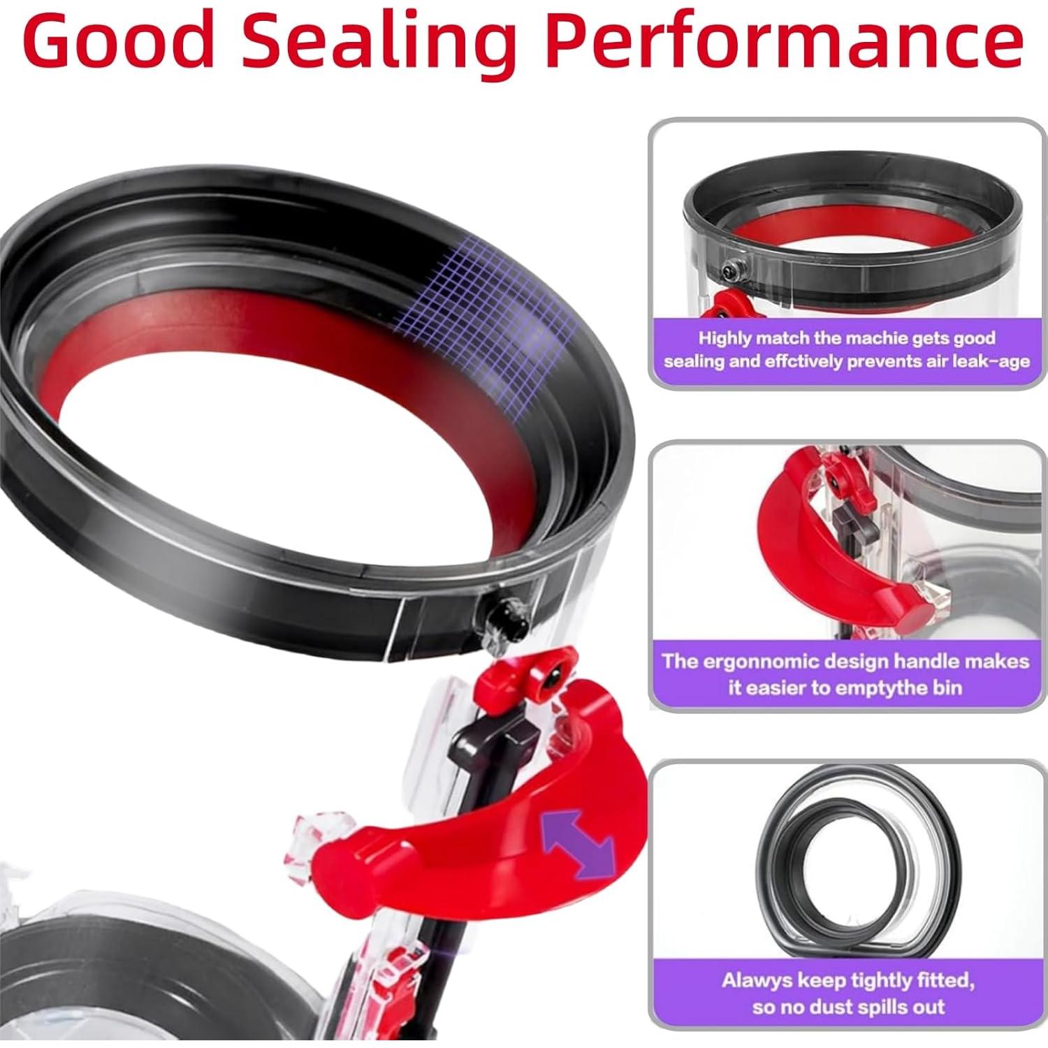 Contenedor de Polvo Compatible Dyson V11 V15 SV14 SV15 SV22