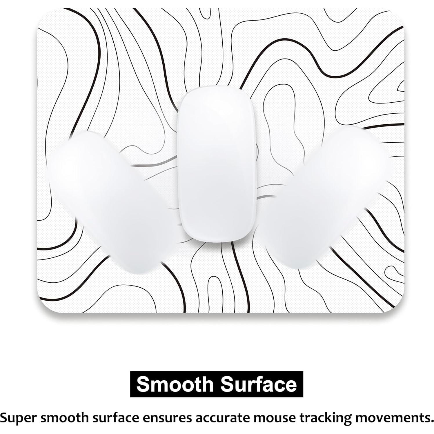 Alfombrilla de Ratón Topográfica Audimi 24x20cm Antideslizante