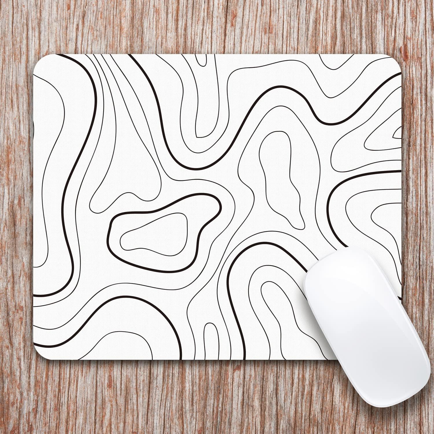 Alfombrilla de Ratón Topográfica Audimi 24x20cm Antideslizante