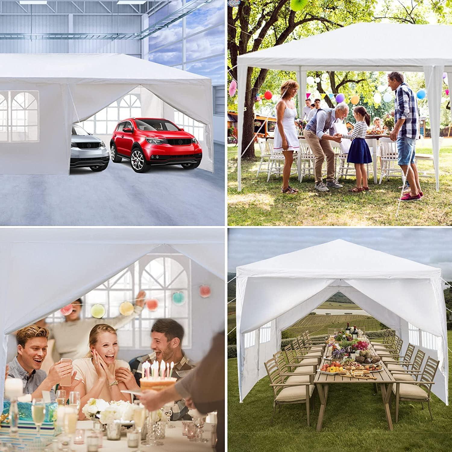 Carpa de Canopy ANEUHS 3.05x6.1m Impermeable con Paredes