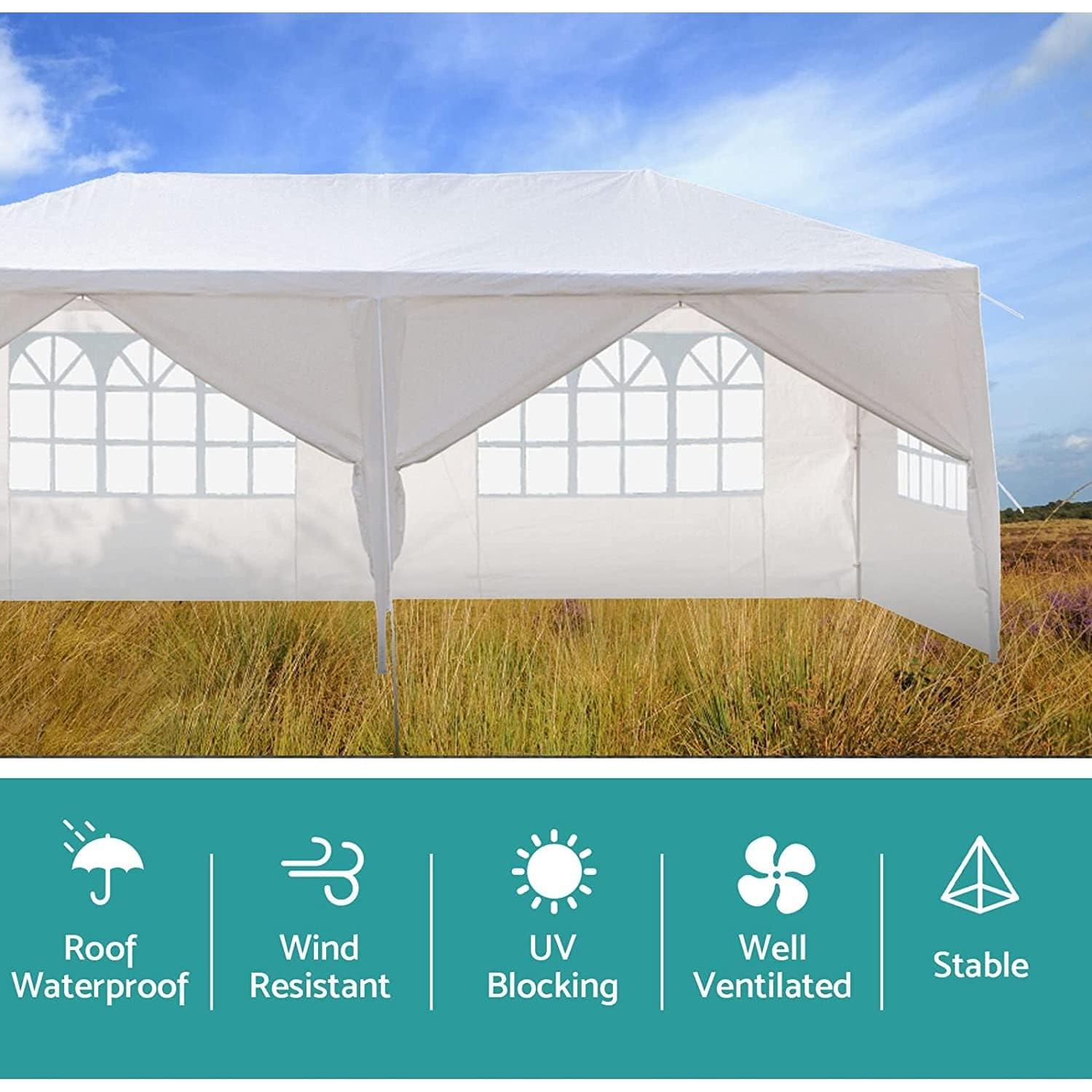 Carpa de Canopy ANEUHS 3.05x6.1m Impermeable con Paredes