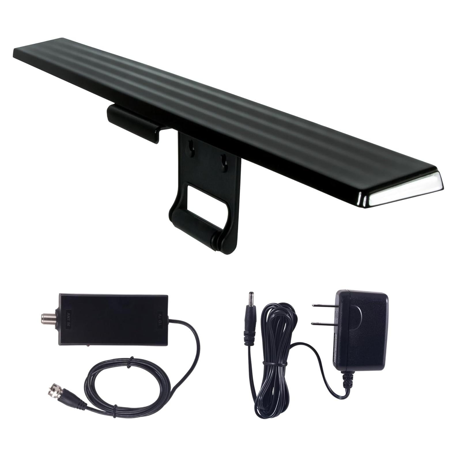 Antena de TV Digital HD Amplificada GE 37075 88.5 km 4K 1080p