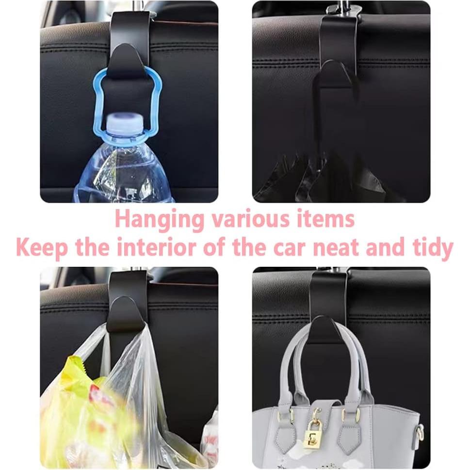 Gancho Oculto NHHC para Reposacabezas Auto 4 Piezas Rosa