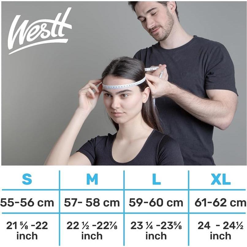 Casco de Motocicleta Westt Storm X Gris L 1.60 kg Aprobado DOT