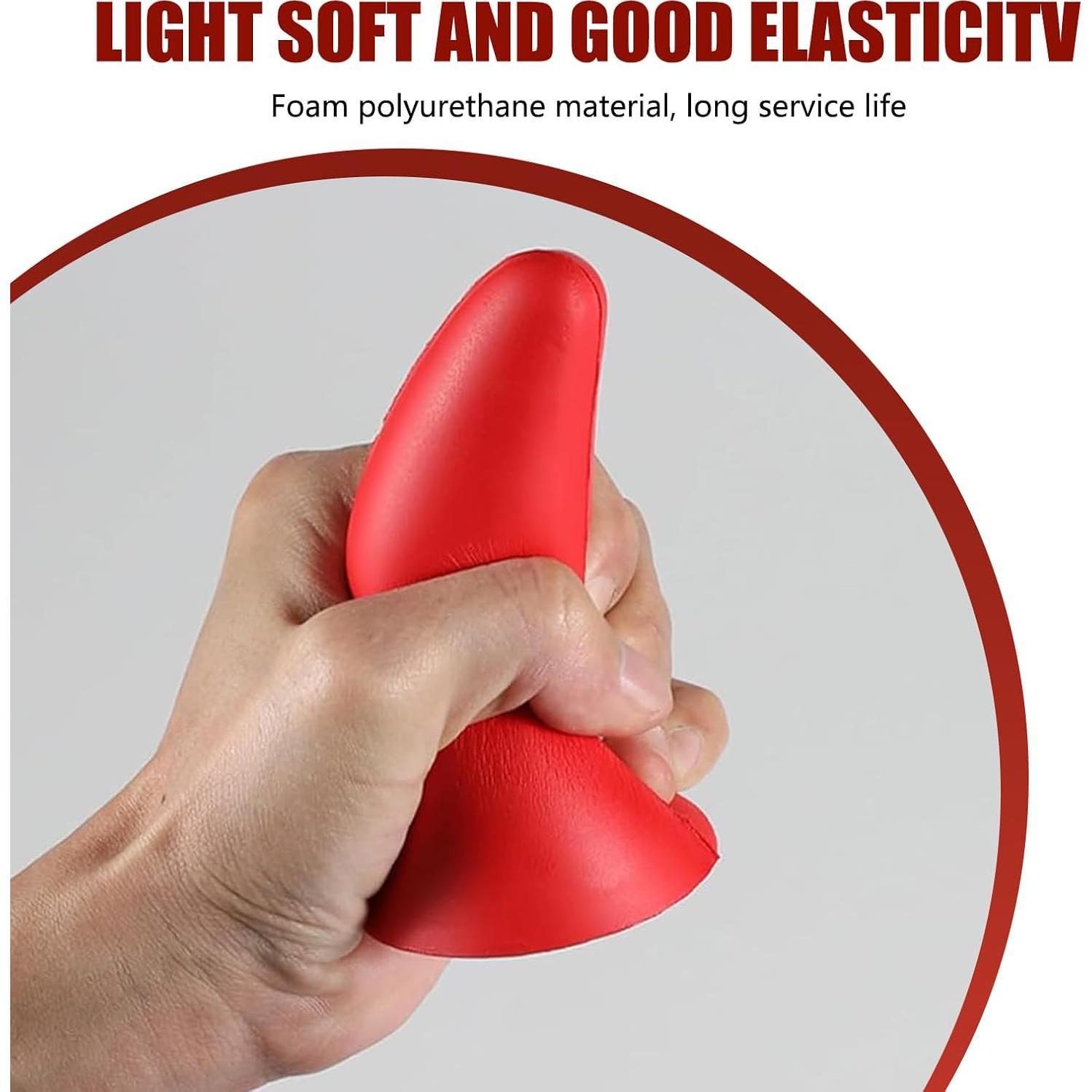 Calcomanías 3D Cuernos de Diablo Crynod 2 PCS Rojo