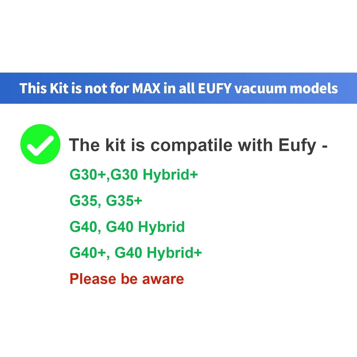 Kit de Repuesto 14 Piezas Eufy RoboVac G35 G40 Accesorios