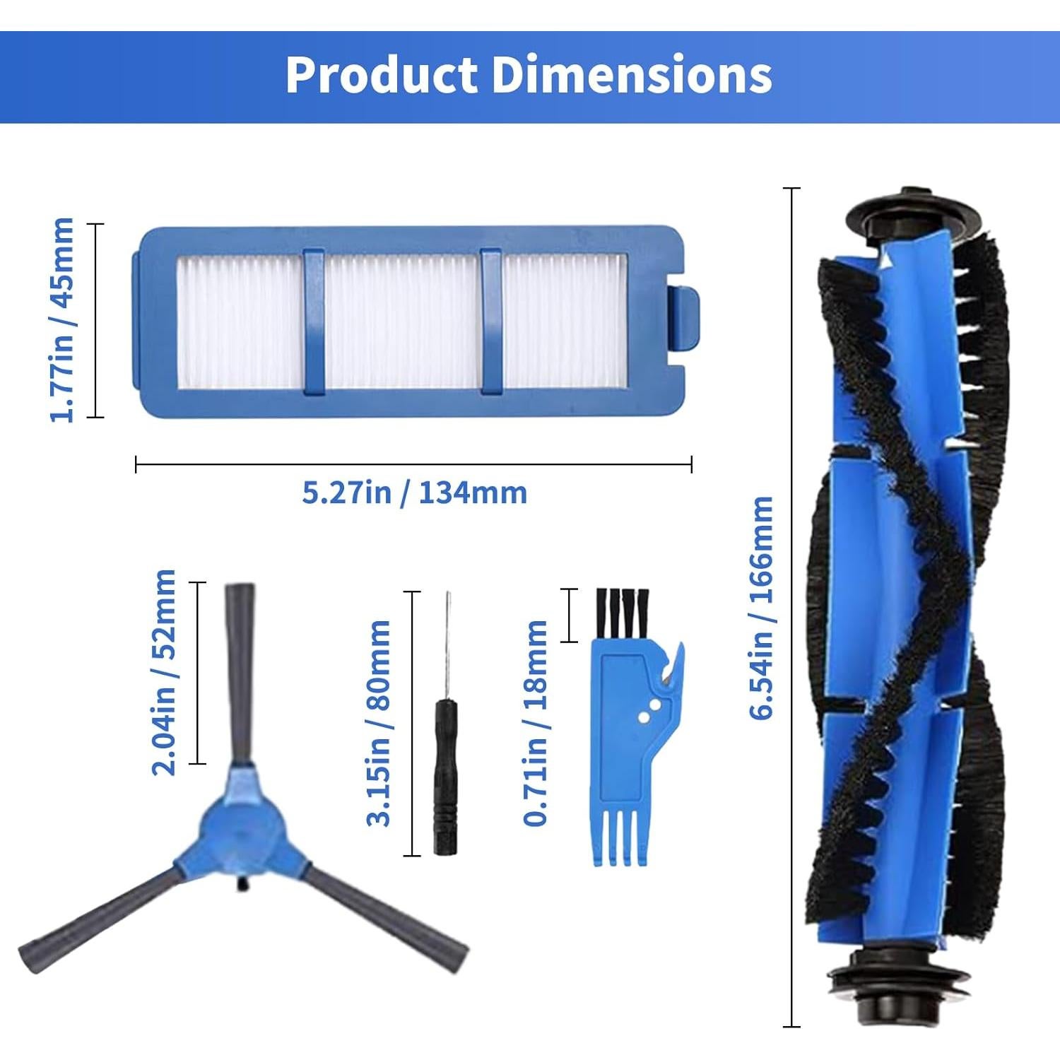 Kit de Repuesto 14 Piezas Eufy RoboVac G35 G40 Accesorios