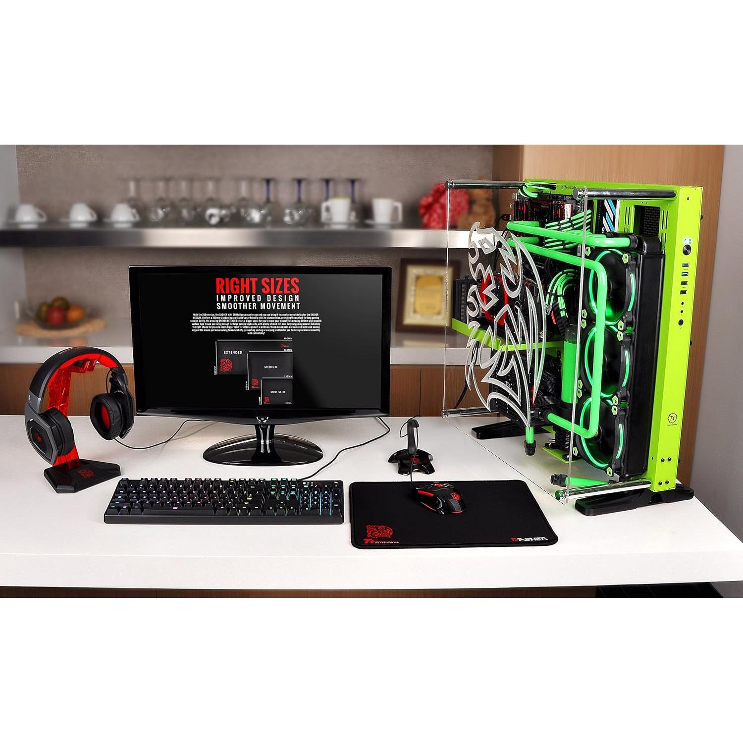 Alfombrilla de Ratón Thermaltake Dasher 21x25 cm Tipo Velocidad