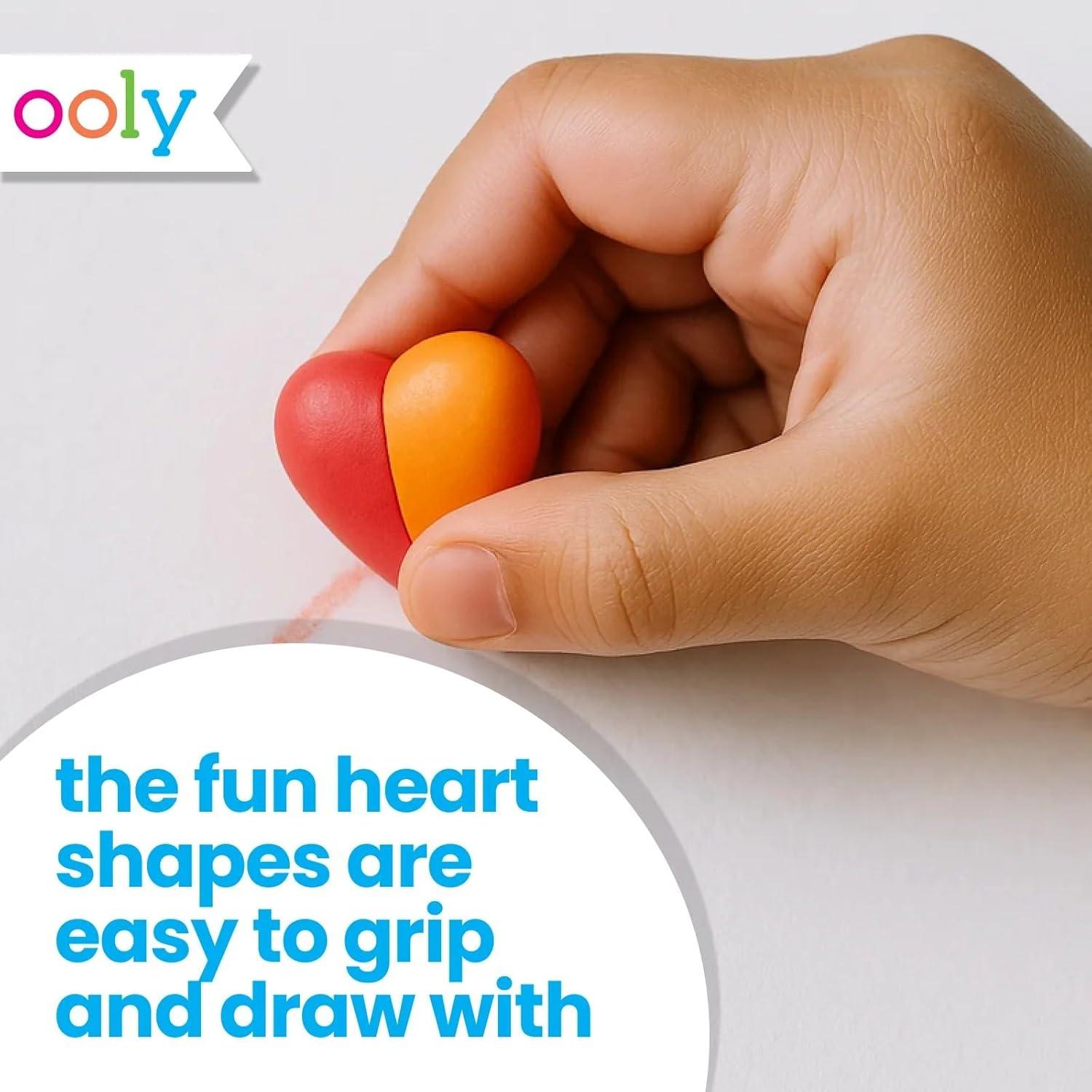 Crayones Borrables Ooly I Heart Art - 12 Colores Brillantes